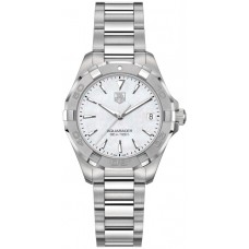 Tag Heuer Aquaracer 300M White Pearl Ladies Watch WAY1312-BA0915